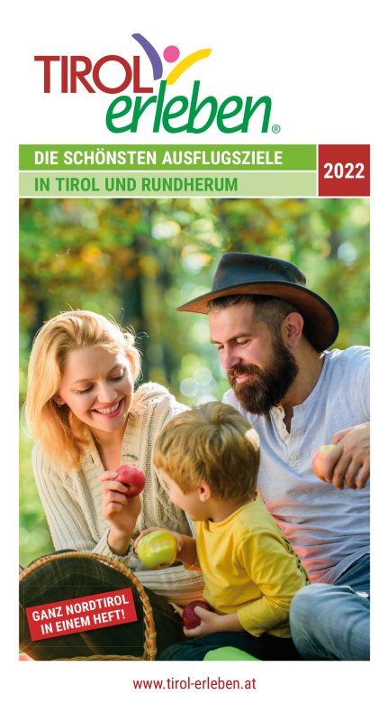 Titelseite Tirol erleben 2022
